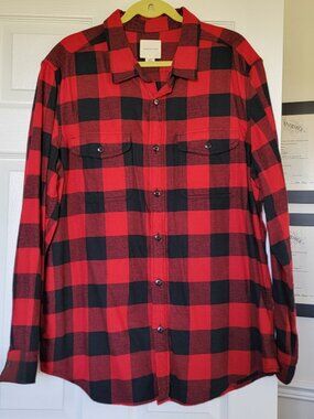 American Eagle Flannel Button LS Shirt